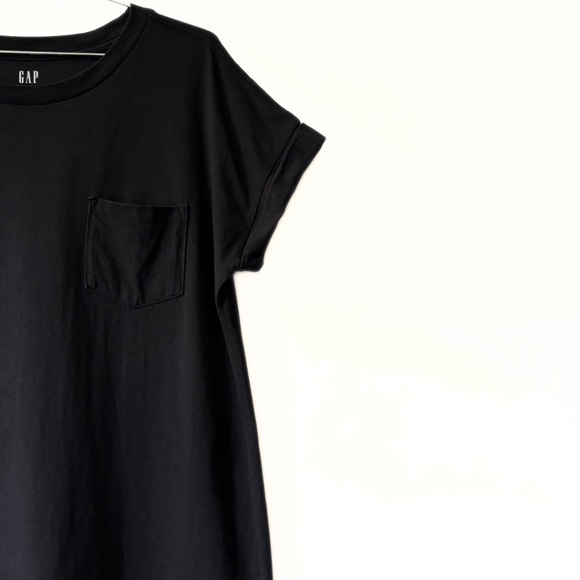 Gap Pocket T-shirt Dress Black Size S - Picture 5 of 8